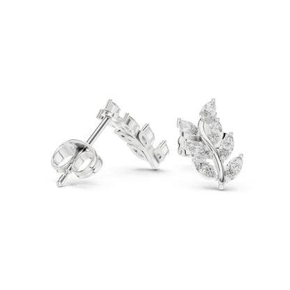 Marquise Climber Lab Grown Diamond Earrings