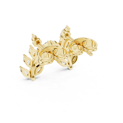 Marquise Climber Lab Grown Diamond Earrings