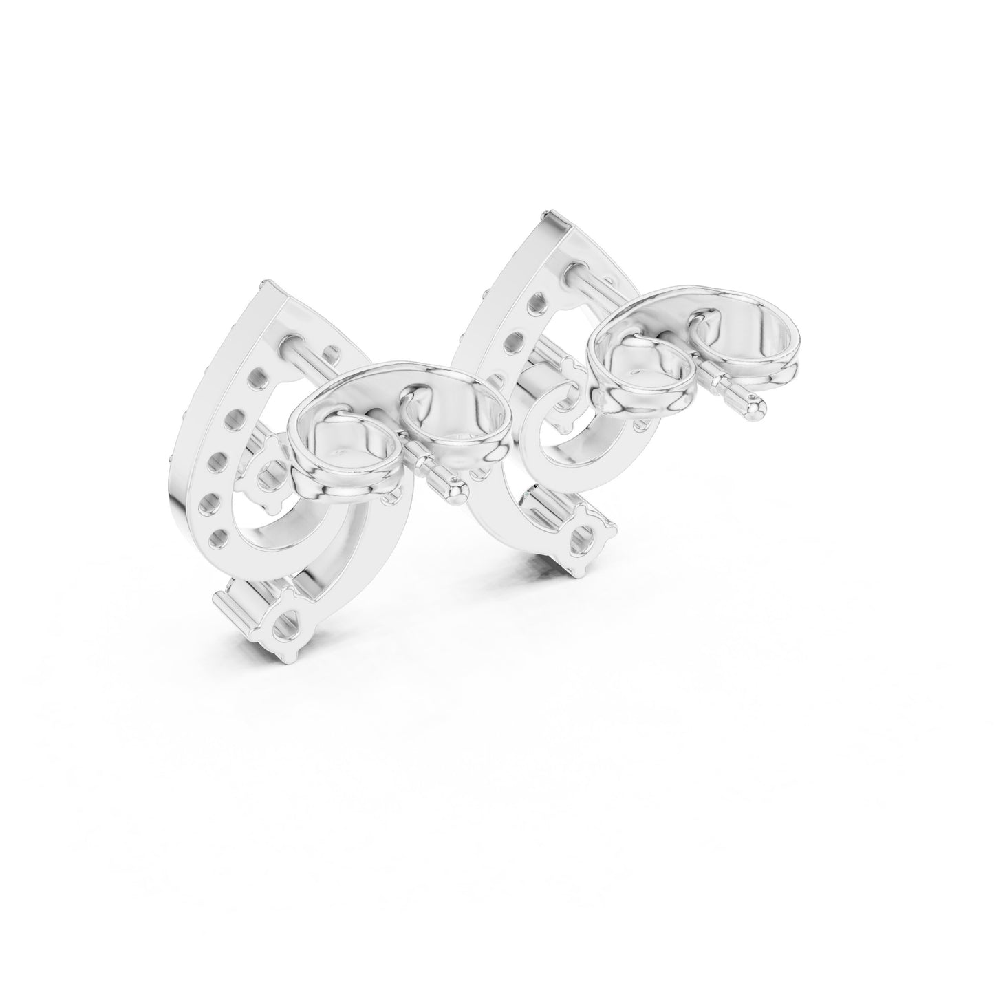 Mixed Shape Lab Grown Diamond Stud Earrings