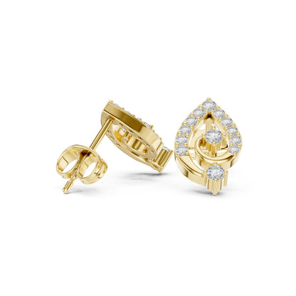 Mixed Shape Lab Grown Diamond Stud Earrings