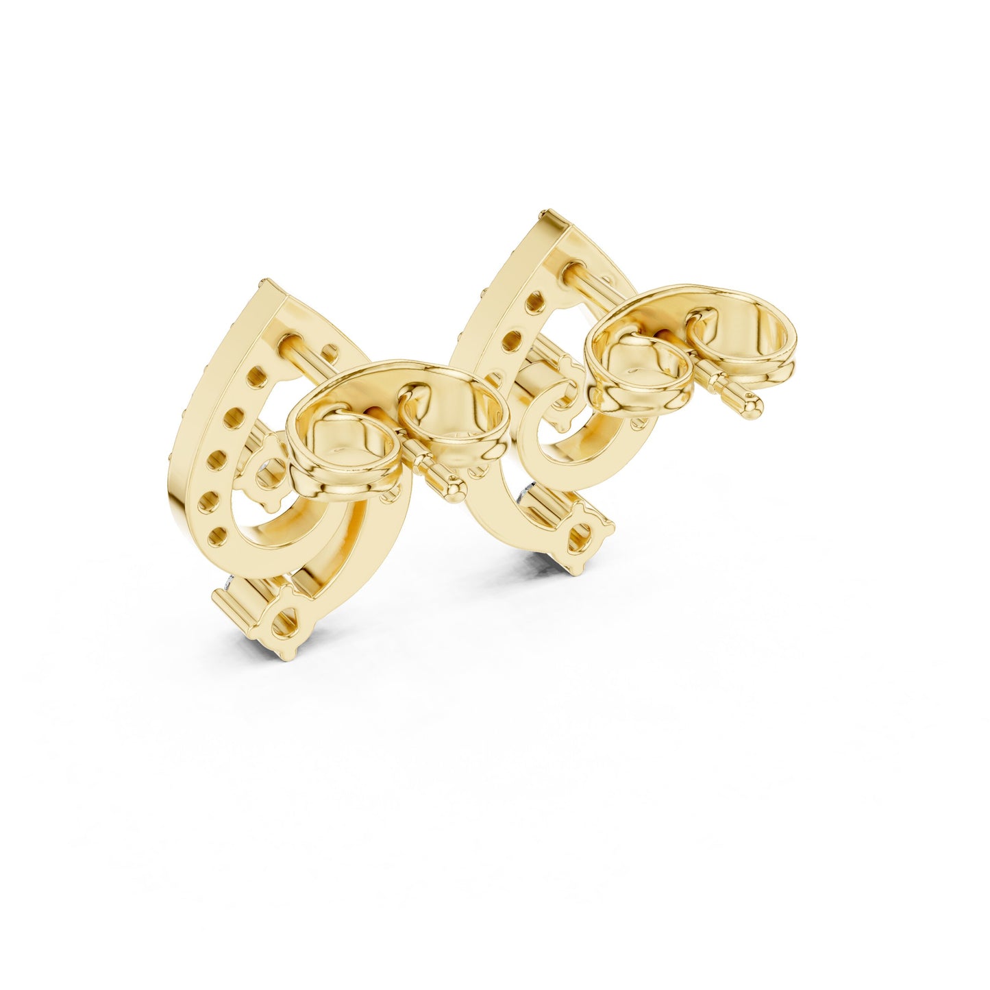 Mixed Shape Lab Grown Diamond Stud Earrings