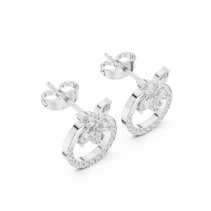 Mixed Shape Lab Grown Diamond Stud Earrings