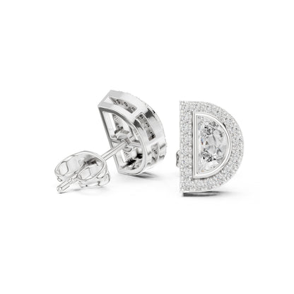 Mixed Shape Lab Grown Diamond Stud Earrings