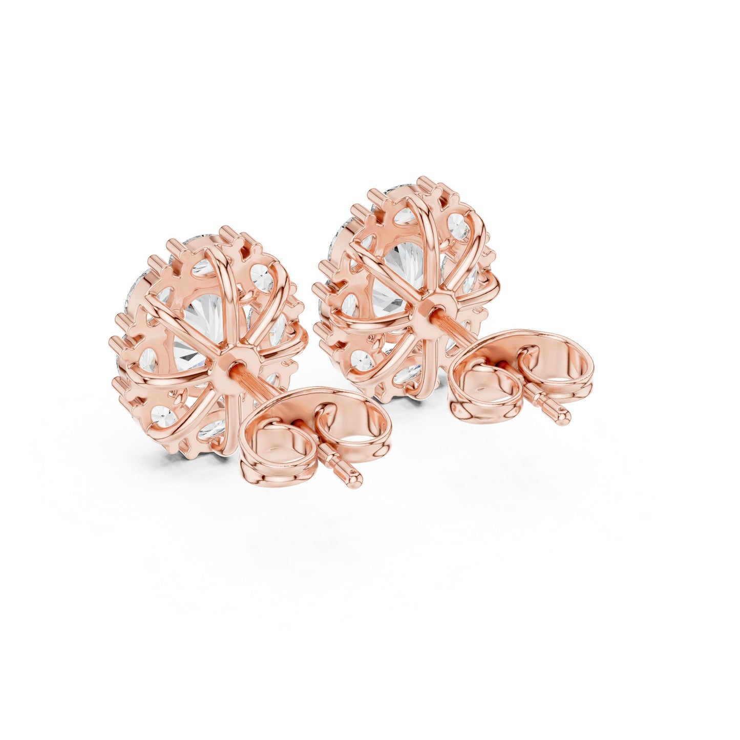 Mixed Shape Lab Grown Diamond Stud Earrings