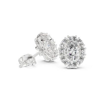 Mixed Shape Lab Grown Diamond Stud Earrings