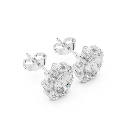 Mixed Shape Lab Grown Diamond Stud Earrings