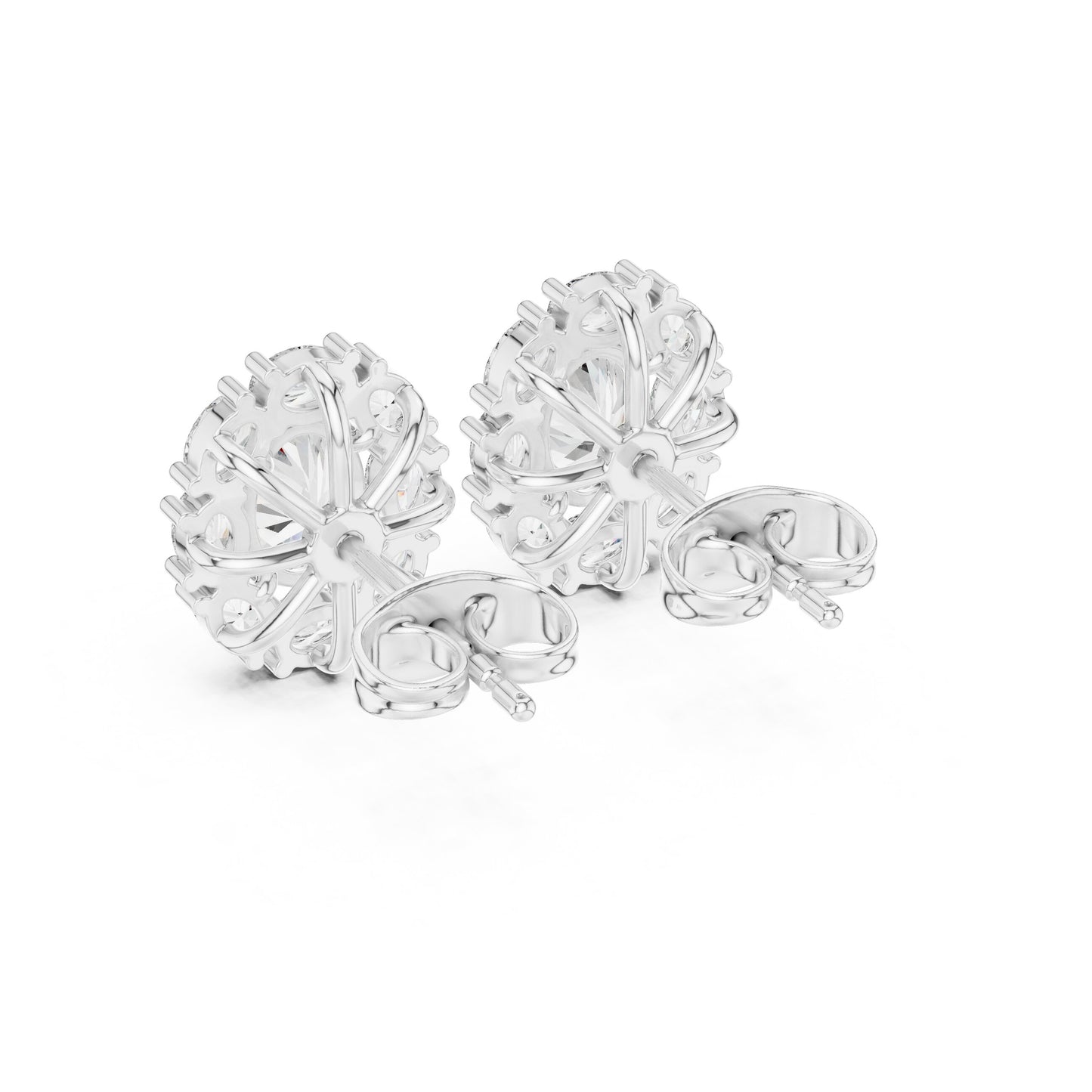 Mixed Shape Lab Grown Diamond Stud Earrings