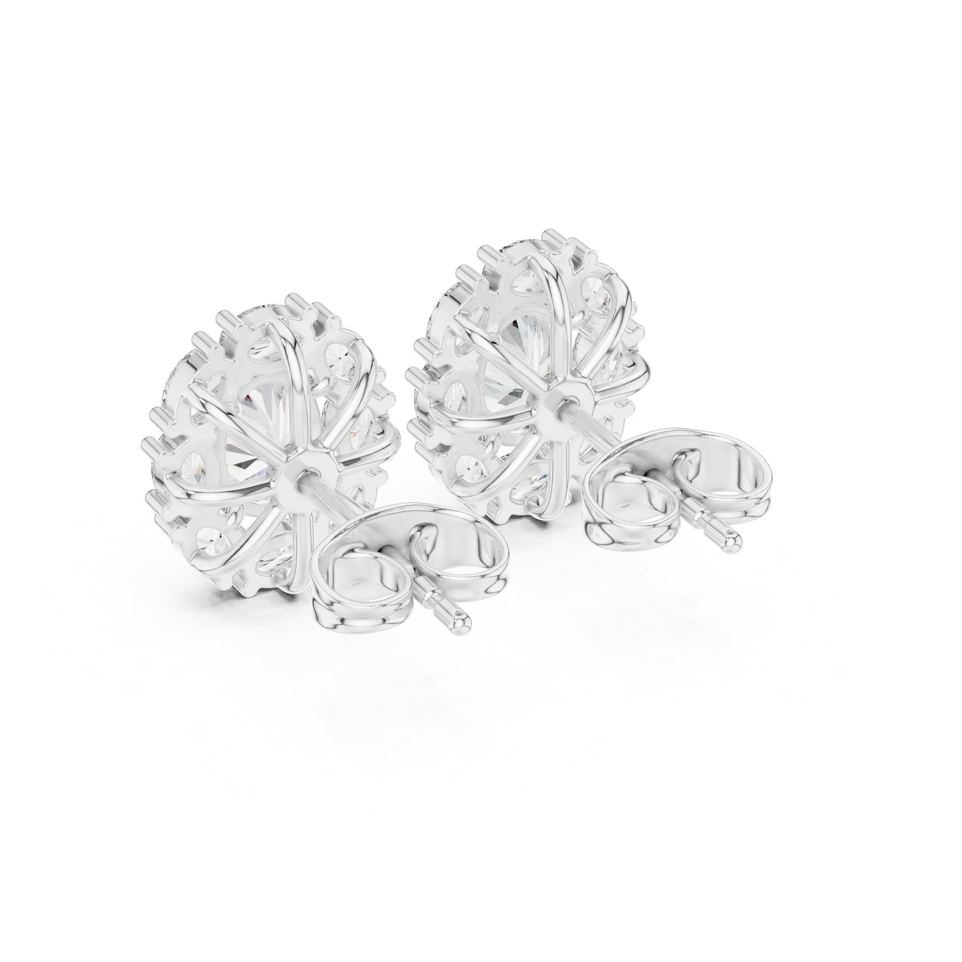 Mixed Shape Lab Grown Diamond Stud Earrings