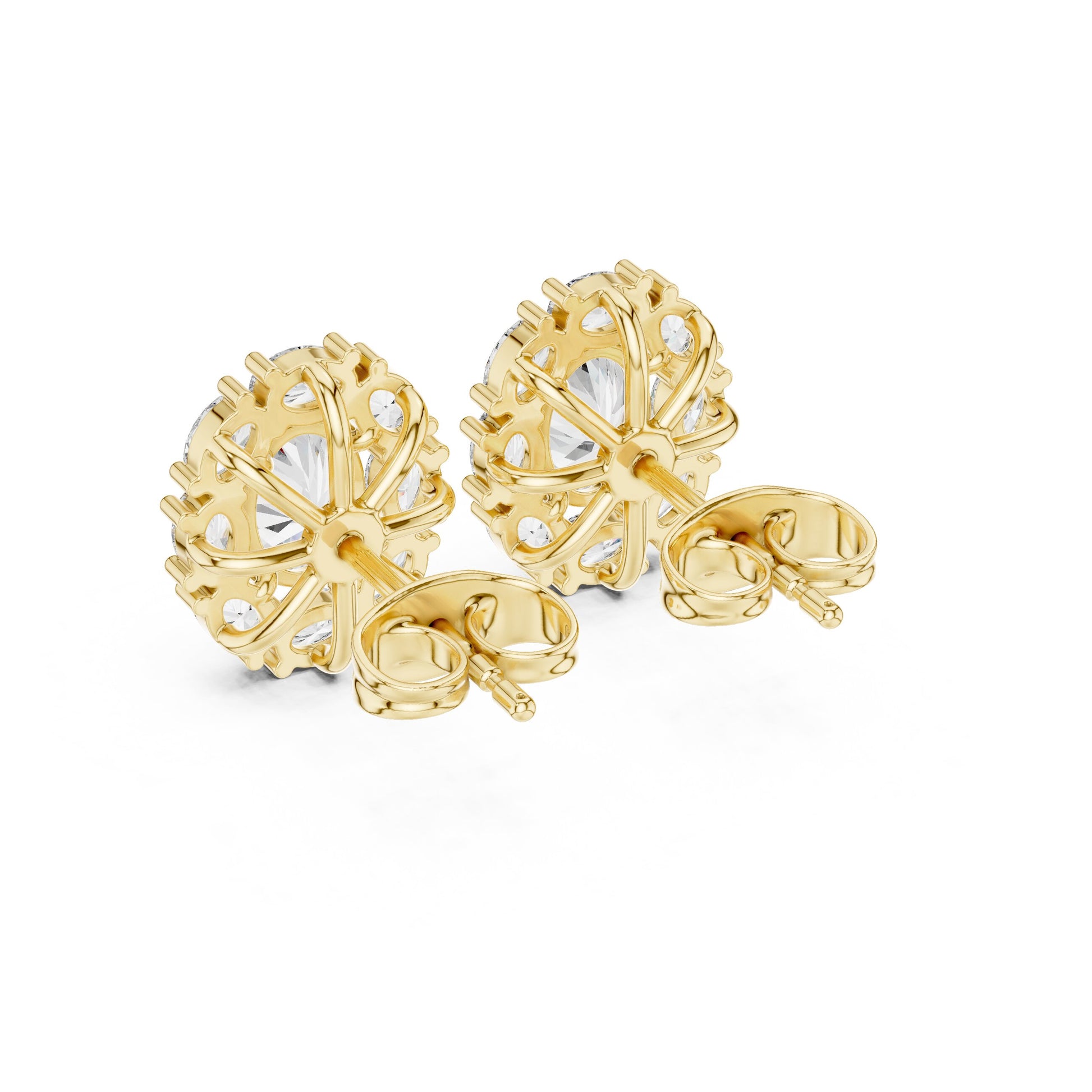 Mixed Shape Lab Grown Diamond Stud Earrings
