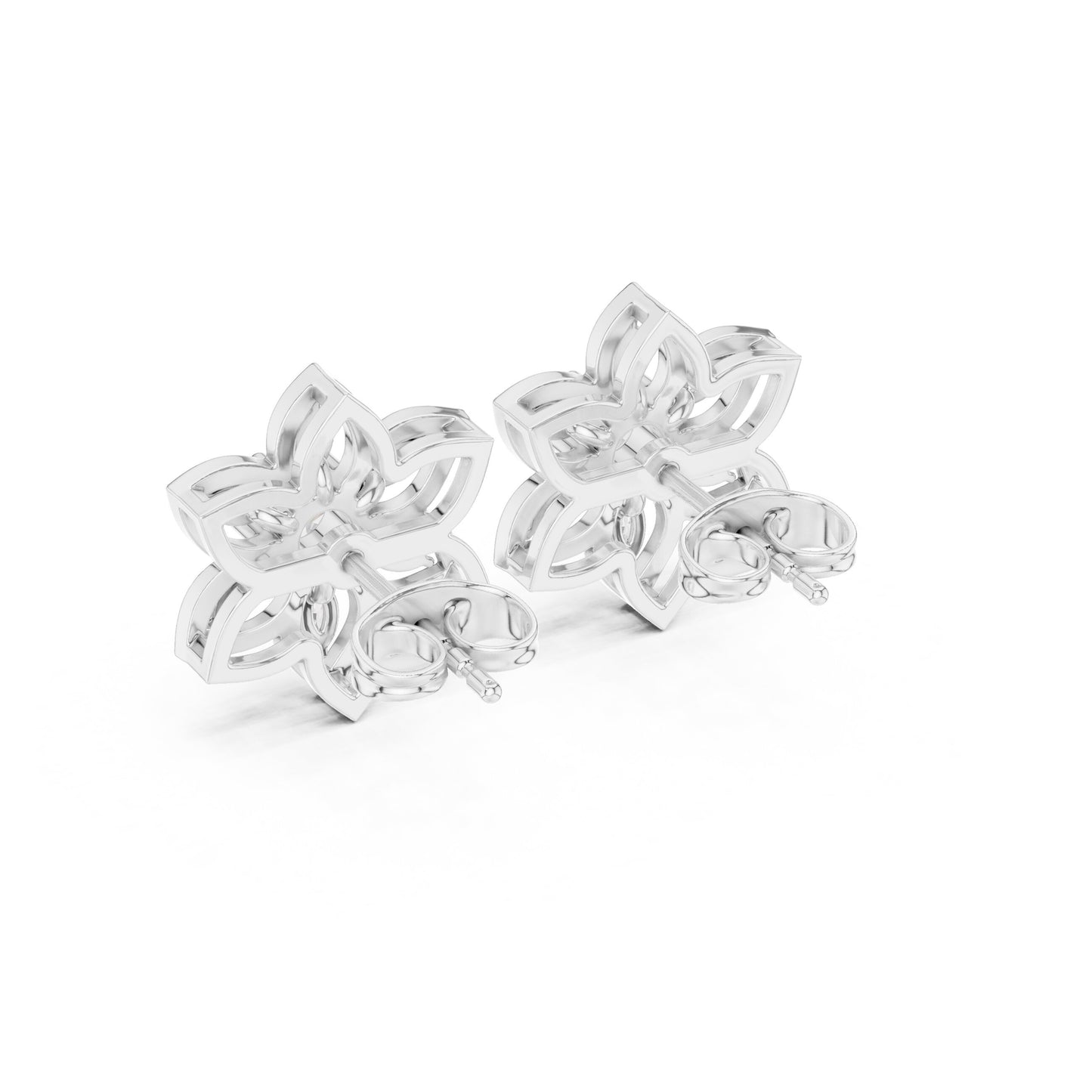 Mixed Shape Lab Grown Diamond Stud Earrings
