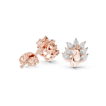 Marquise Stud Lab Grown Diamond Earrings