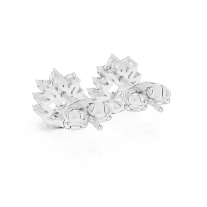 Marquise Stud Lab Grown Diamond Earrings