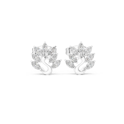 Marquise Stud Lab Grown Diamond Earrings