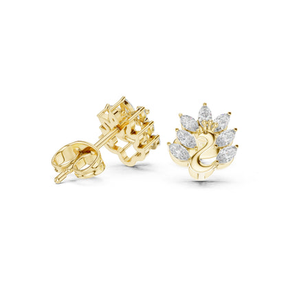 Marquise Stud Lab Grown Diamond Earrings