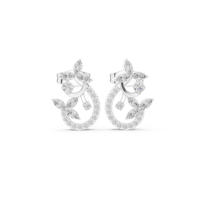 Mixed Shape Lab Grown Diamond Stud Earrings