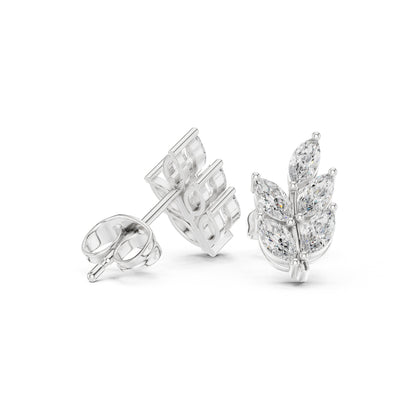 Marquise Cluster Lab Grown Diamond Earrings