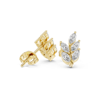 Marquise Cluster Lab Grown Diamond Earrings