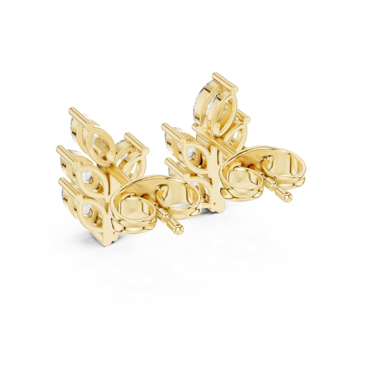 Marquise Cluster Lab Grown Diamond Earrings