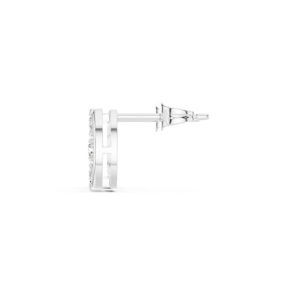 Round Cluster Lab Grown Diamond Earrings