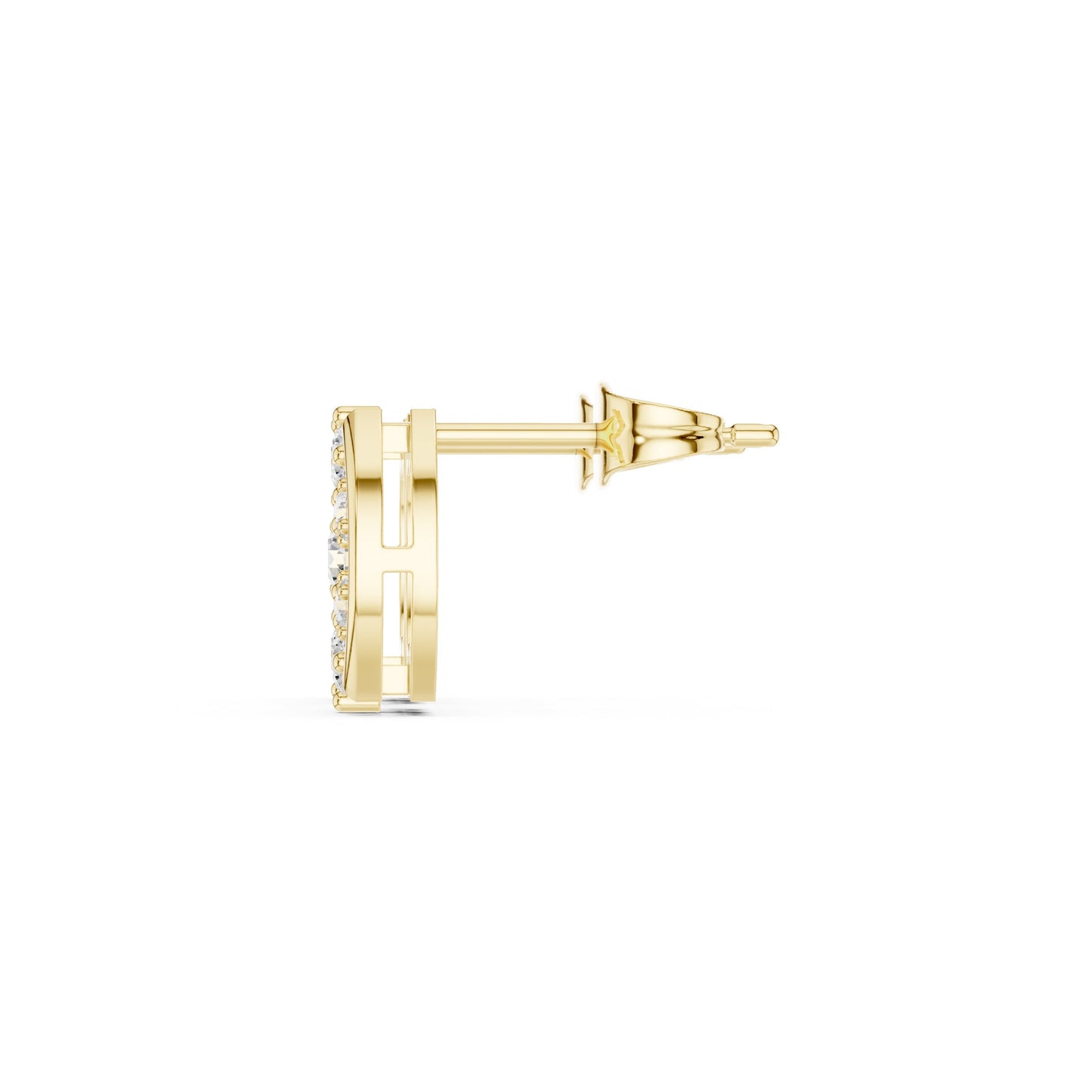 Round Cluster Lab Grown Diamond Earrings