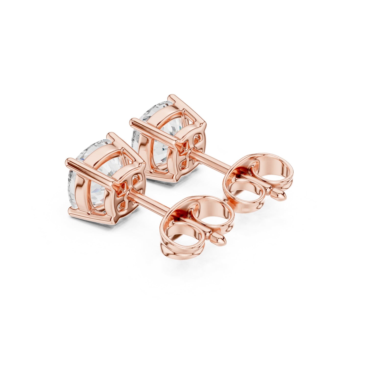 Cushion Stud Lab Grown Diamond Earrings