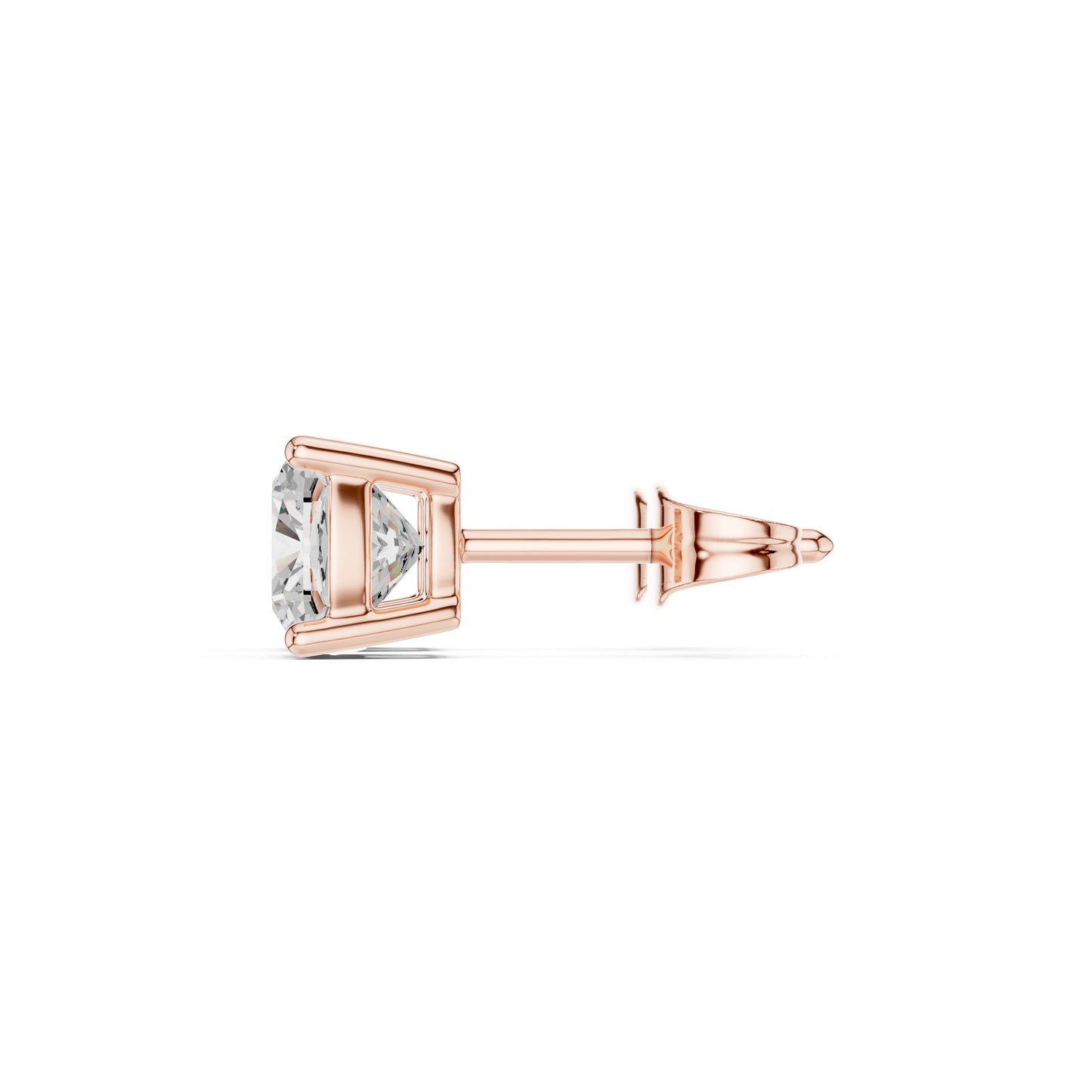 Cushion Stud Lab Grown Diamond Earrings