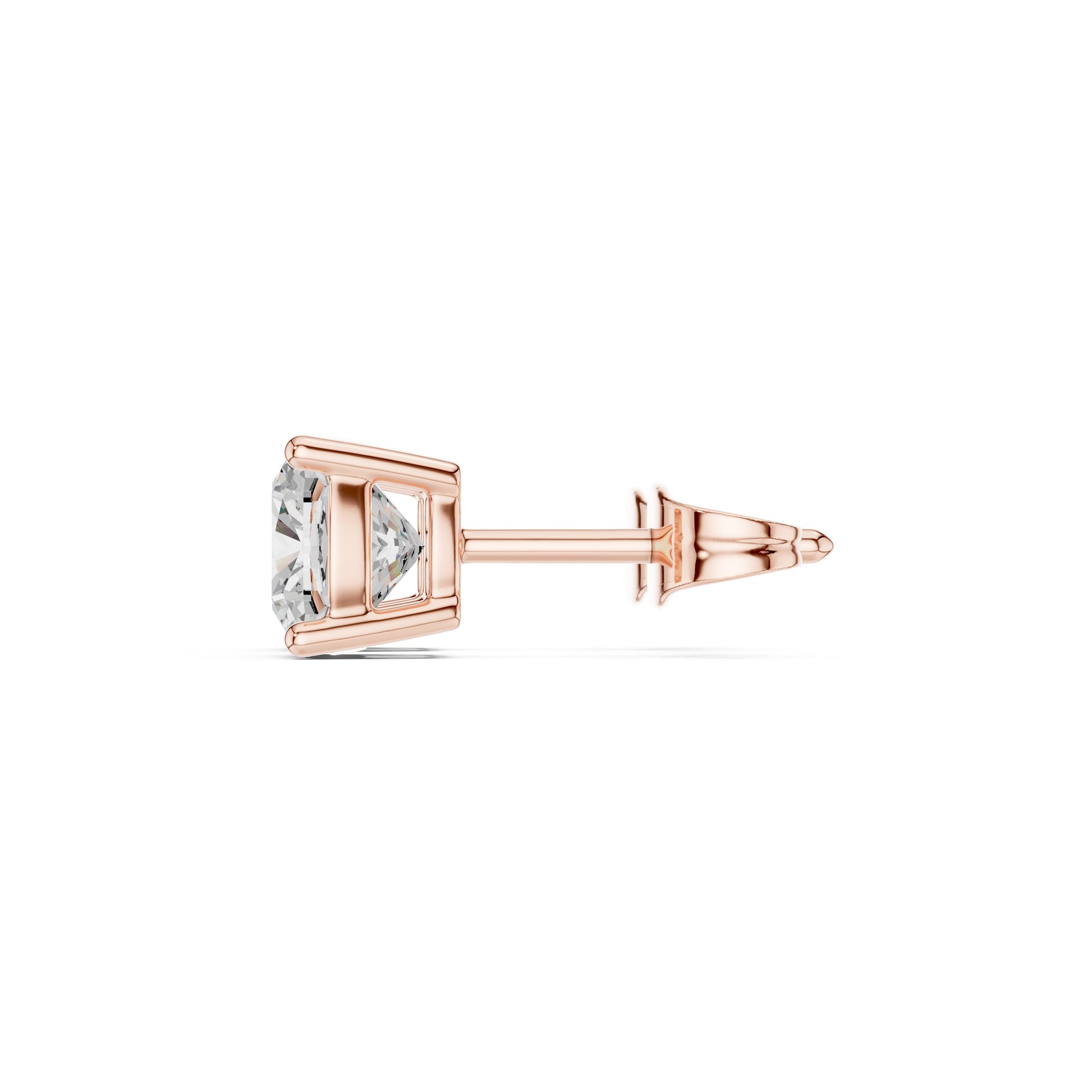Cushion Stud Lab Grown Diamond Earrings