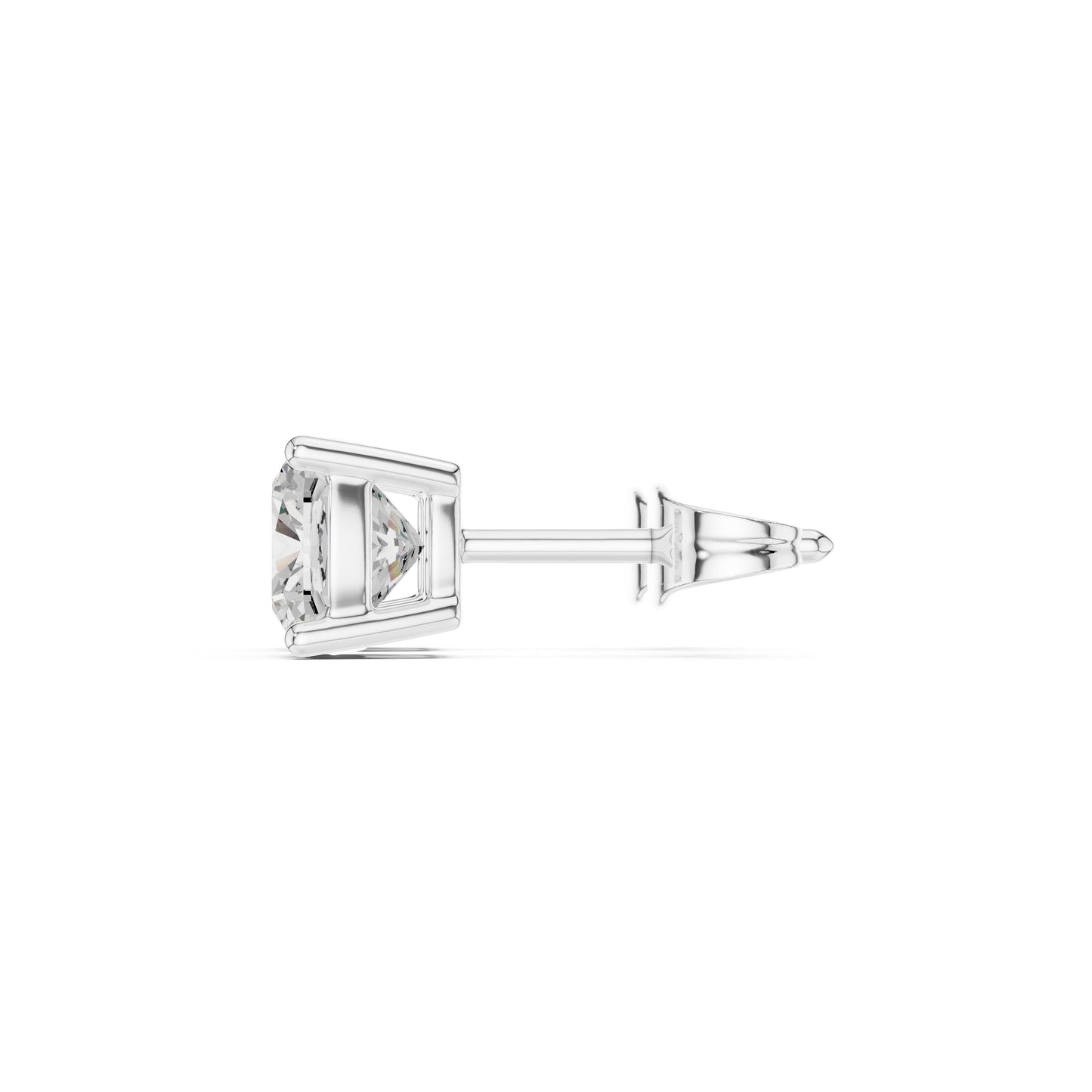Cushion Stud Lab Grown Diamond Earrings
