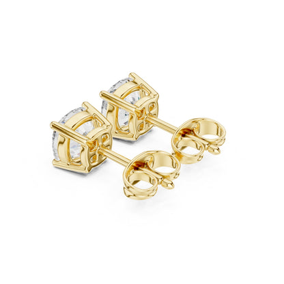 Cushion Stud Lab Grown Diamond Earrings