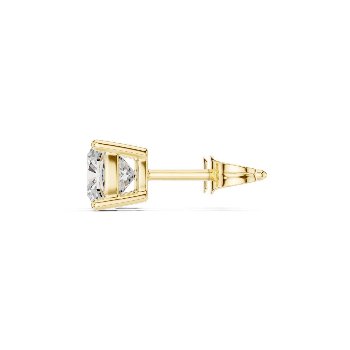 Cushion Stud Lab Grown Diamond Earrings
