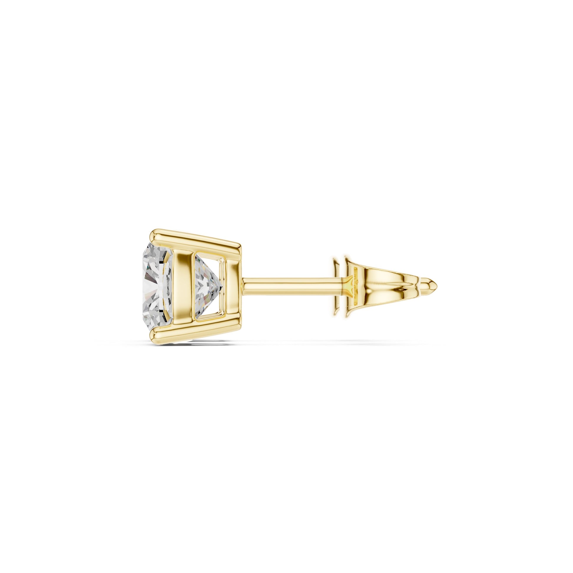 Cushion Stud Lab Grown Diamond Earrings