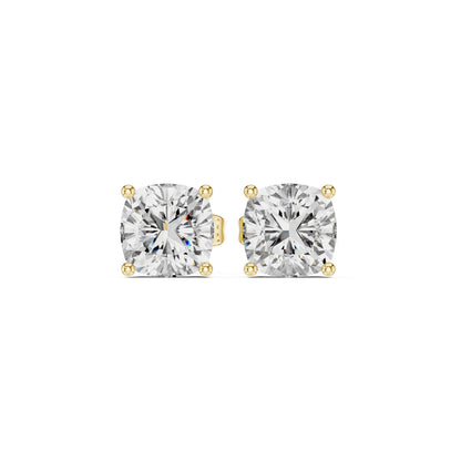 Cushion Stud Lab Grown Diamond Earrings