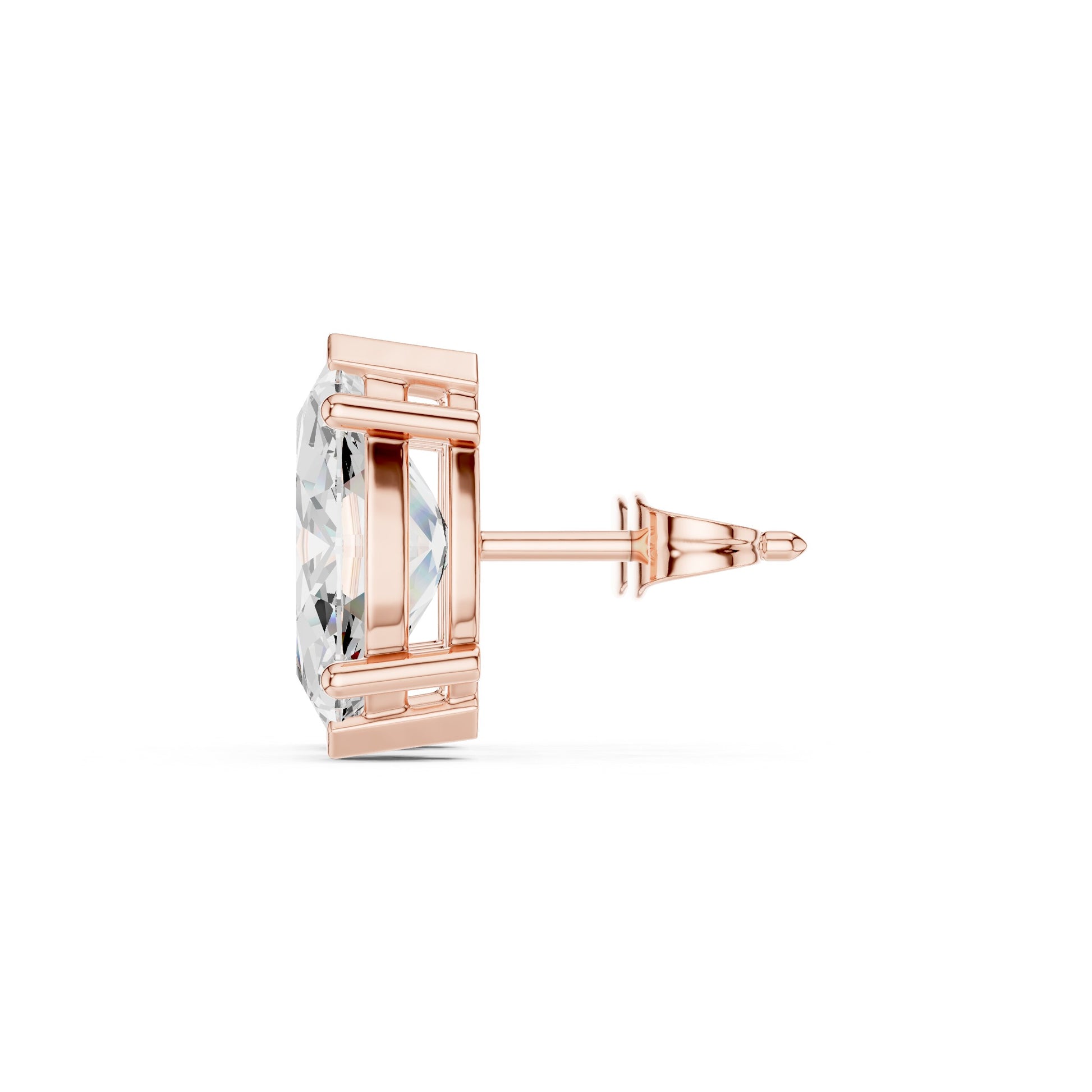 Mixed Shape Lab Grown Diamond Stud Earrings