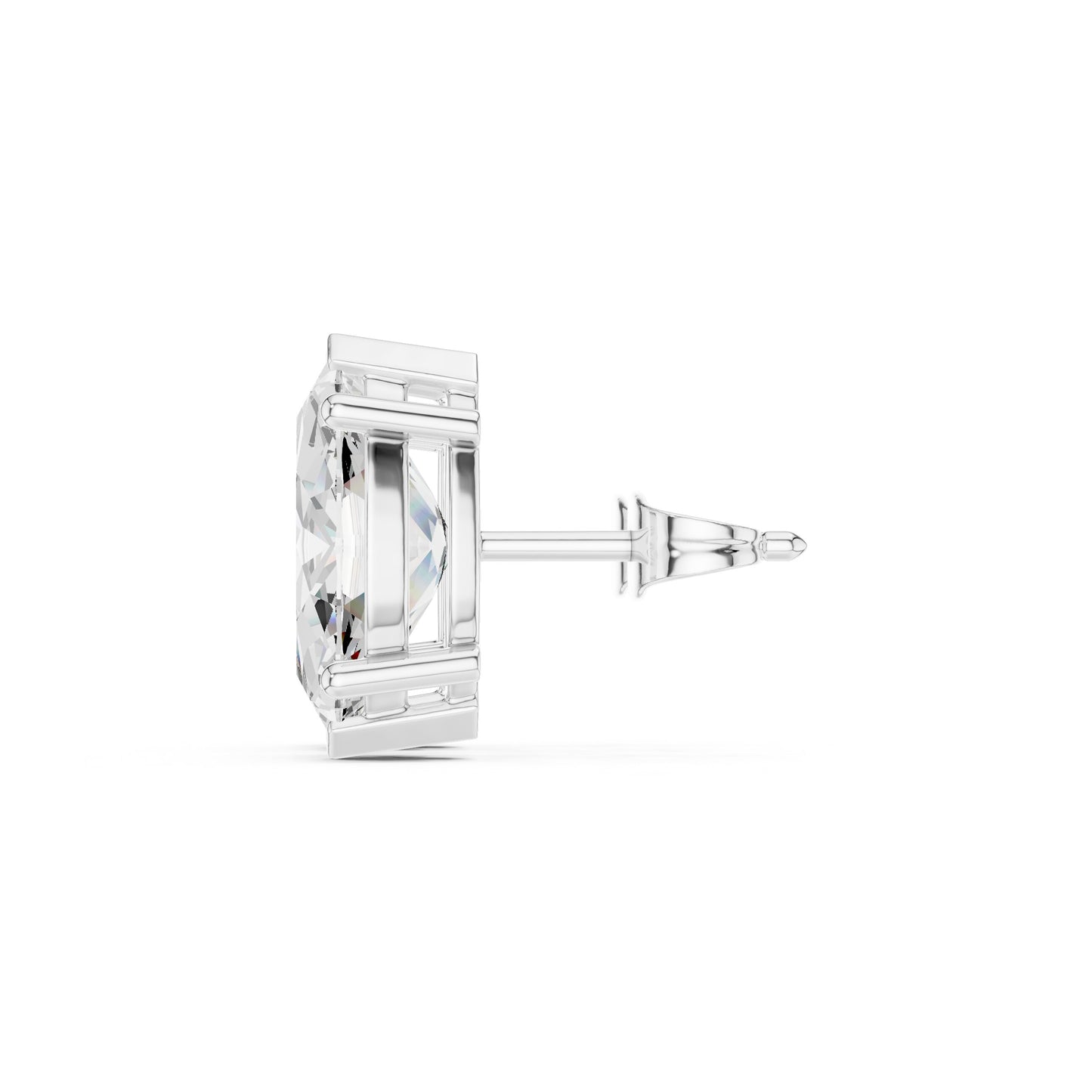 Mixed Shape Lab Grown Diamond Stud Earrings