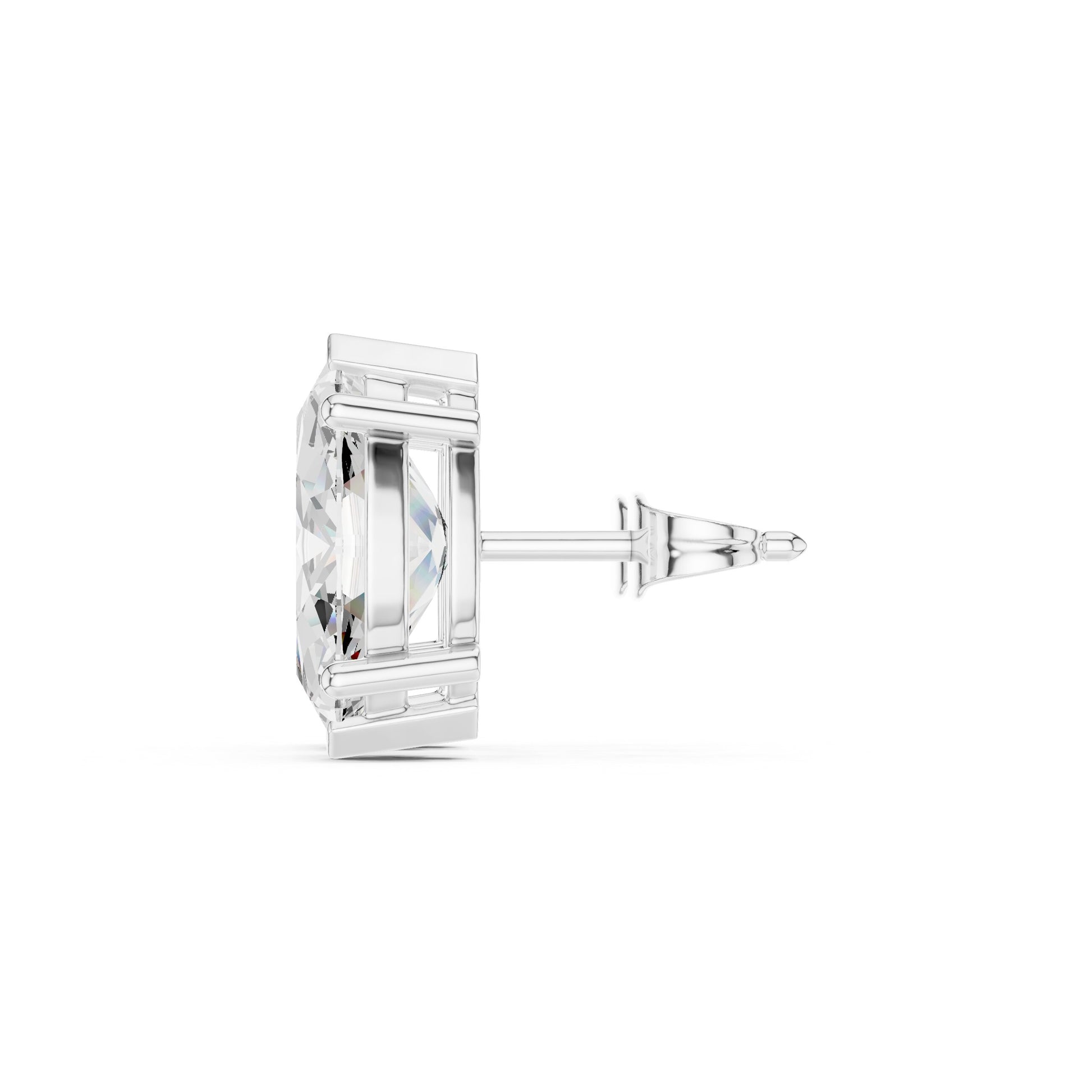 Mixed Shape Lab Grown Diamond Stud Earrings