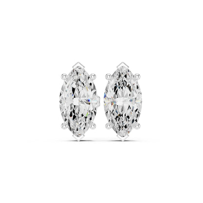 Mixed Shape Lab Grown Diamond Stud Earrings