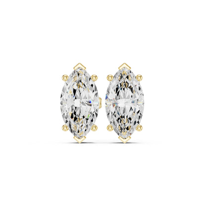 Mixed Shape Lab Grown Diamond Stud Earrings