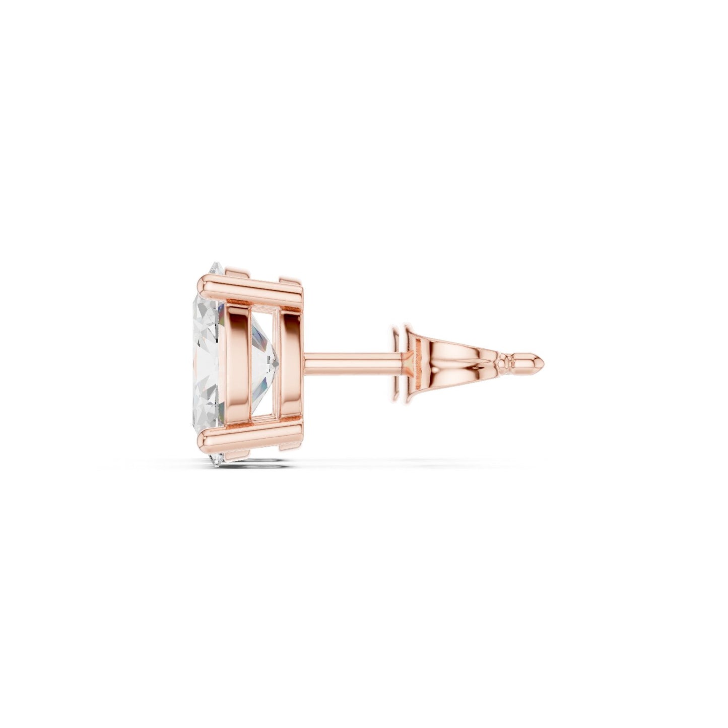 Oval Stud Lab Grown Diamond Earrings