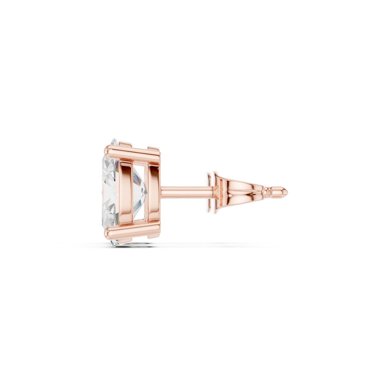Oval Stud Lab Grown Diamond Earrings