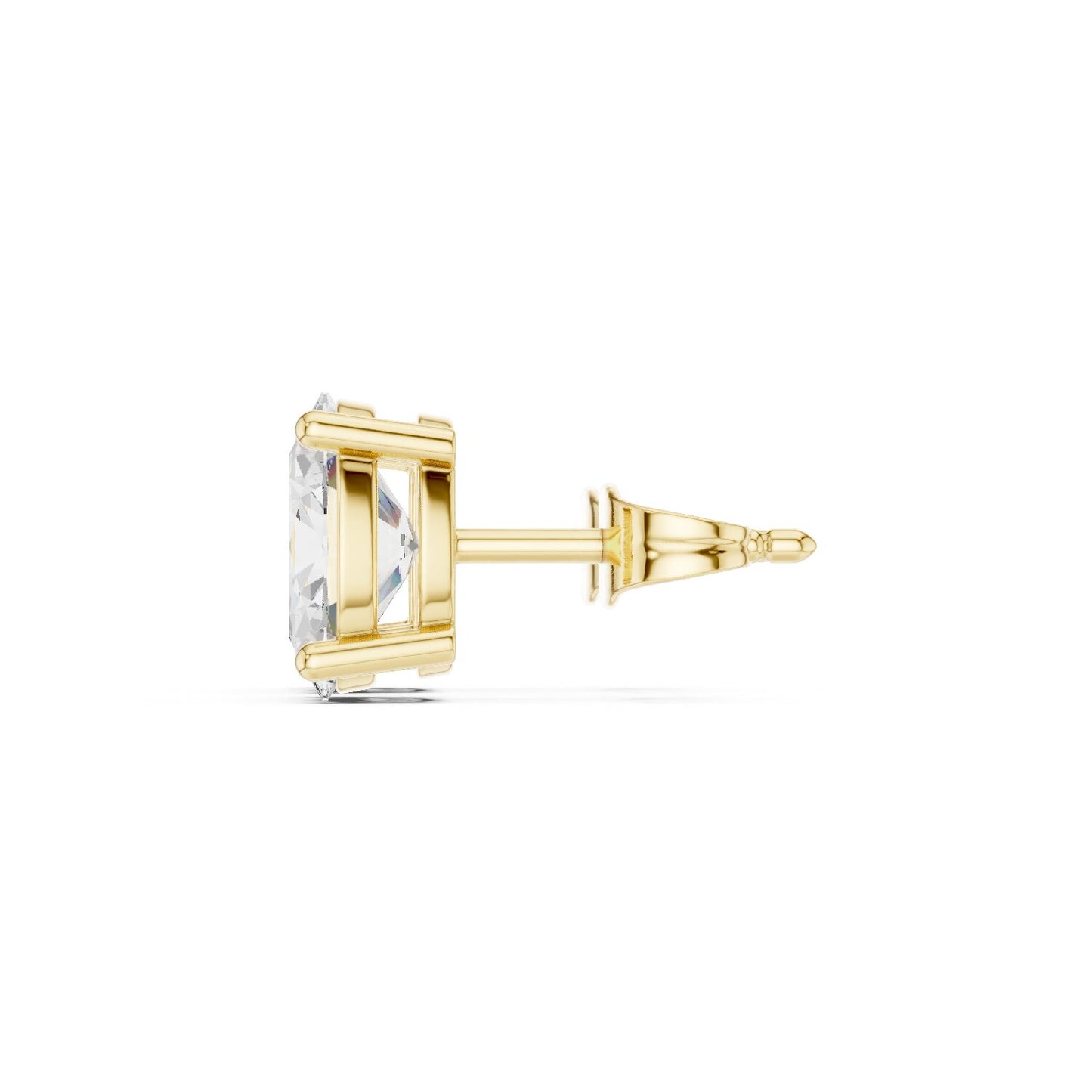 Oval Stud Lab Grown Diamond Earrings