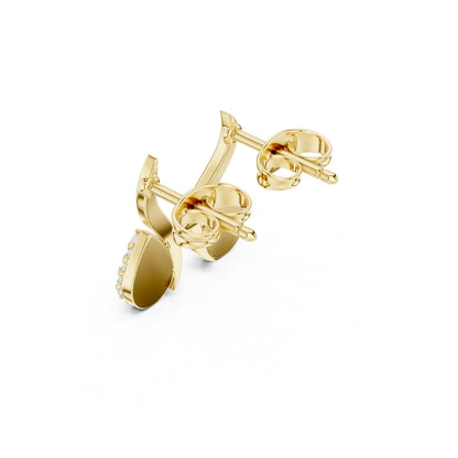 Round Climber Lab Grown Diamond Earrings