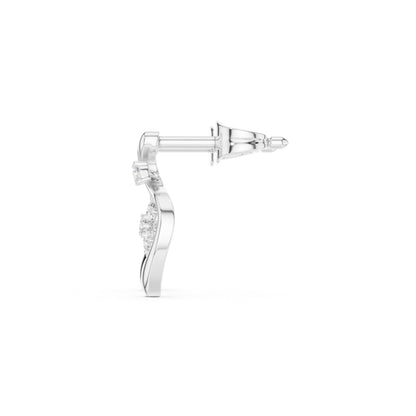 Round Climber Lab Grown Diamond Earrings