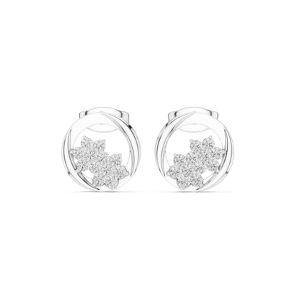 Round Stud Lab Grown Diamond Earrings