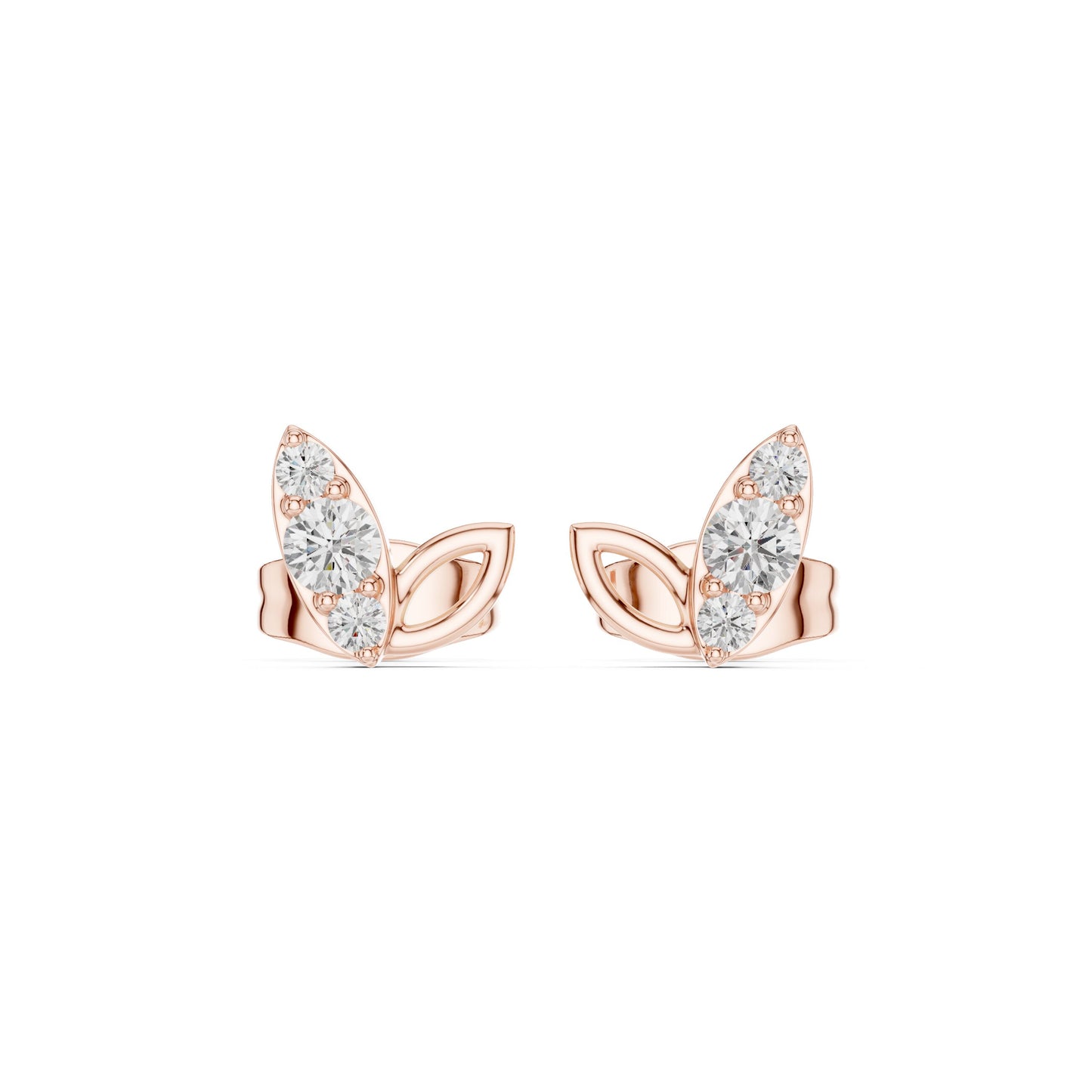 Pear Stud Lab Grown Diamond Earrings