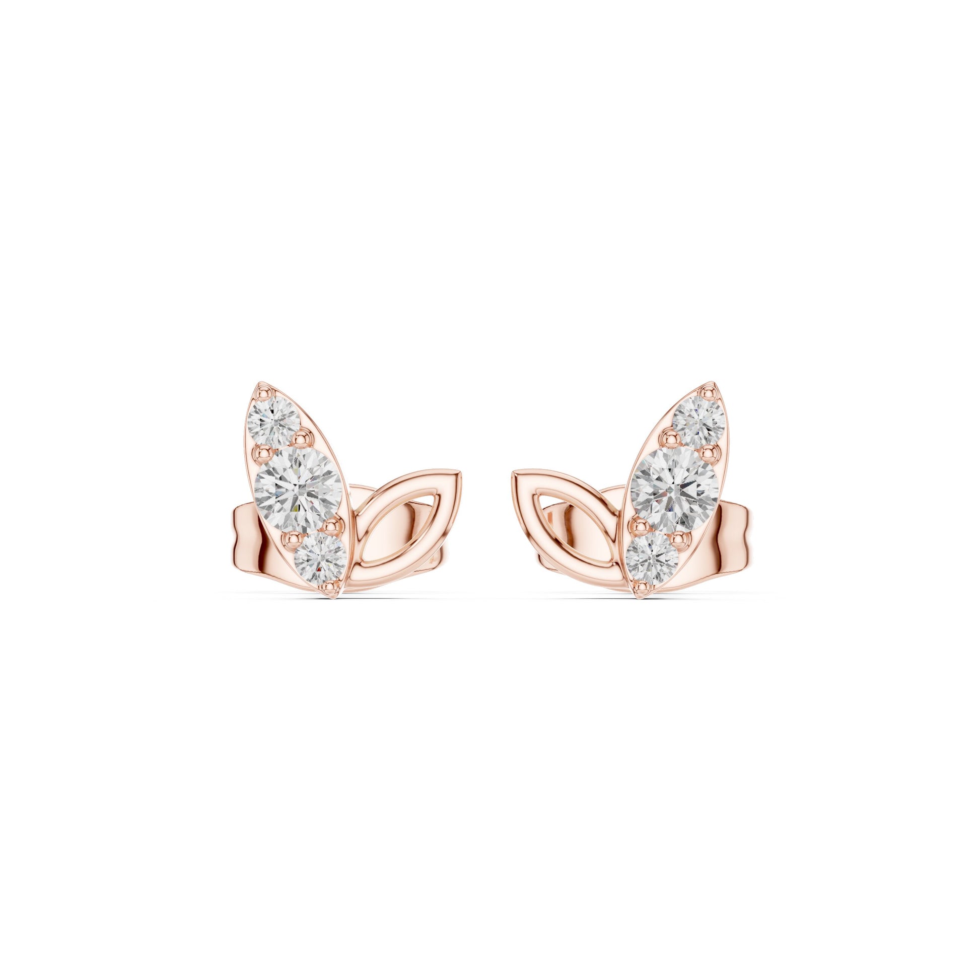 Pear Stud Lab Grown Diamond Earrings