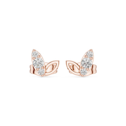 Pear Stud Lab Grown Diamond Earrings