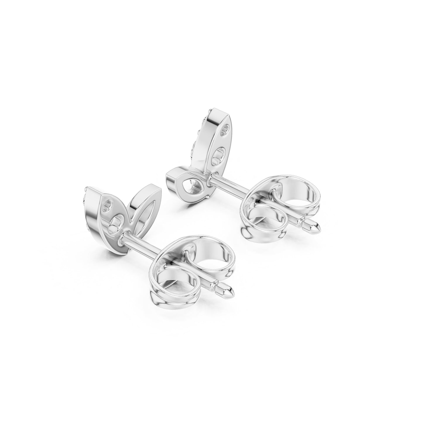 Pear Stud Lab Grown Diamond Earrings