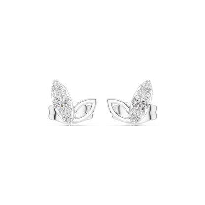 Pear Stud Lab Grown Diamond Earrings