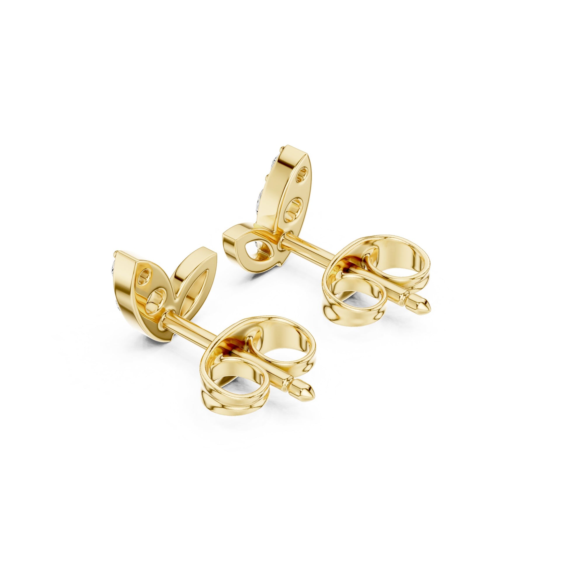 Pear Stud Lab Grown Diamond Earrings