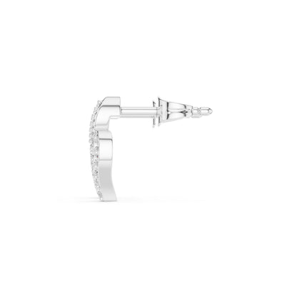 Round Stud Lab Grown Diamond Earrings